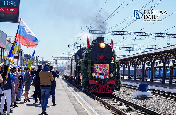 В Улан-Удэ прибыл Поезд Победы
